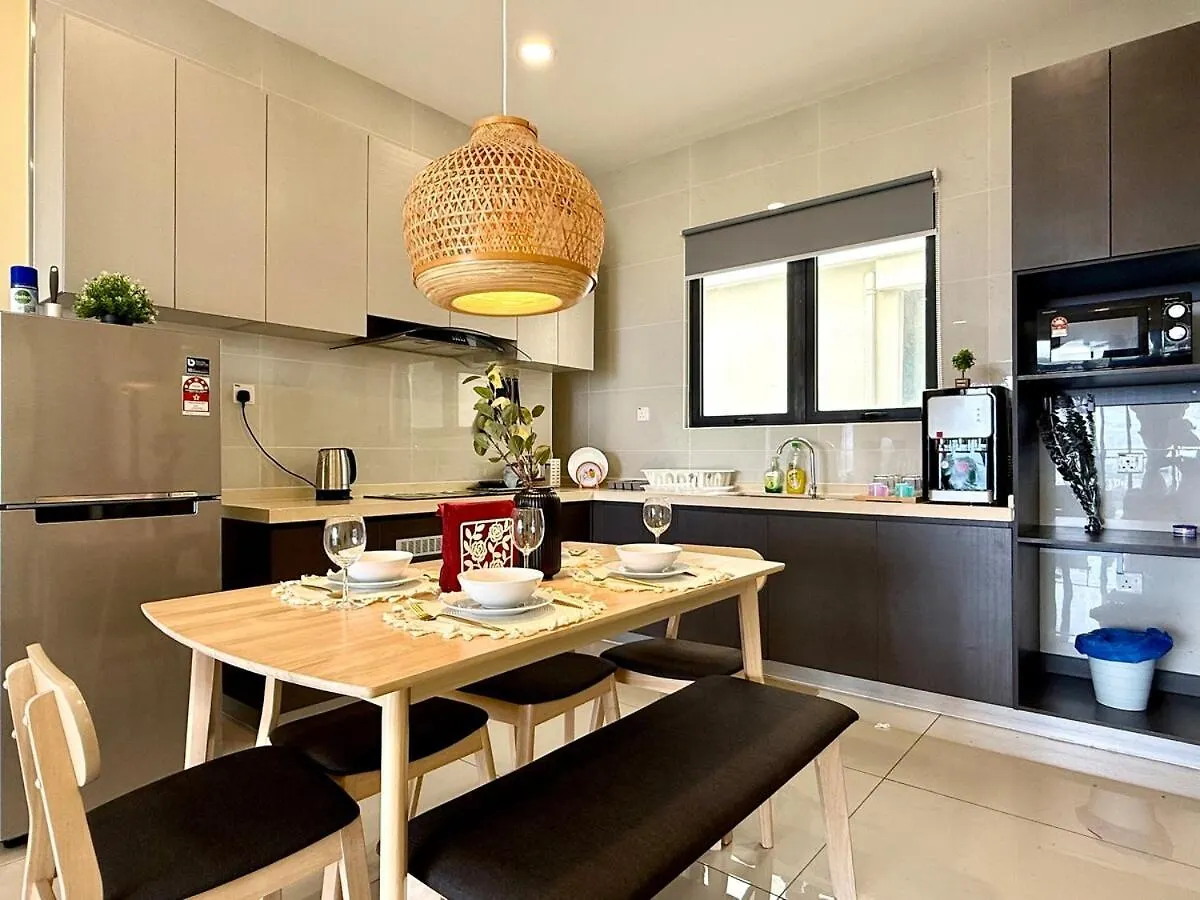 Lägenhet Amberside Jb City View 3Br3B 10Pax Top Floor At Jb Central Johor Bahru Malaysia